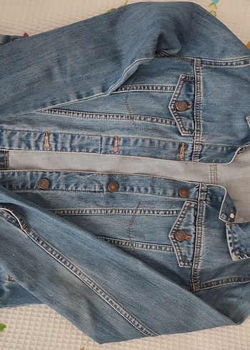 LC Waikiki Düğmeli Mavi Kadın Denim Ceket
