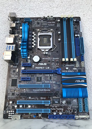 ASUS P8P67 LE Anakart ve i5 3350p işlemci - Görsel 3