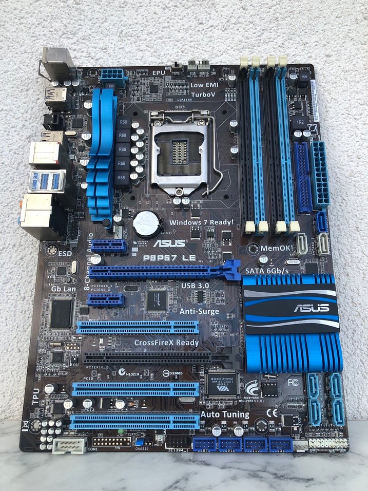 ASUS P8P67 LE Anakart ve i5 3350p işlemci - Görsel 3