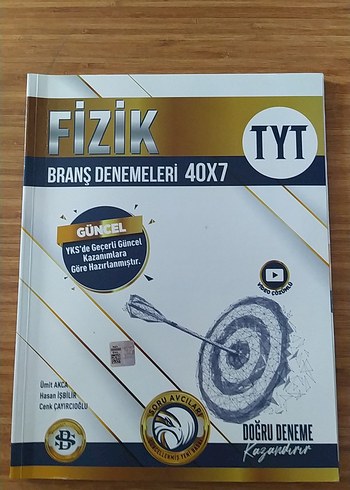 TYT Fizik Branş Denemeleri 40x7 Güncel Kitap