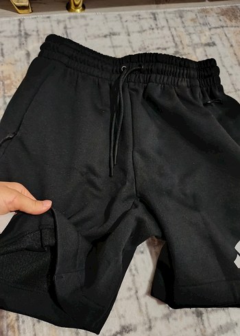 Erkek Siyah Fermuarlı Mini Eşofman Altı - Görsel 3