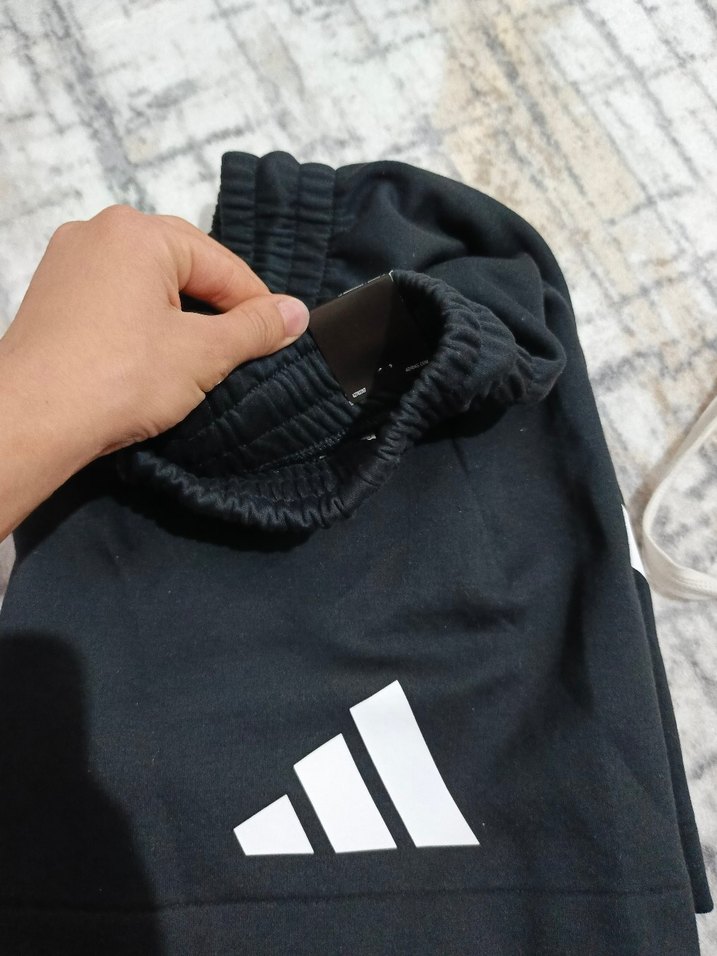 Erkek Siyah Fermuarlı Mini Eşofman Altı - Görsel 2