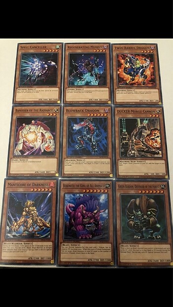 Görsellerdeki bütün kartlar gönderilir