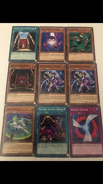 Görsellerdeki bütün kartlar gönderilir