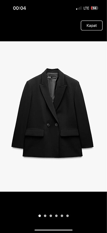 Zara blazer ceket