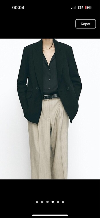 s Beden Zara blazer ceket