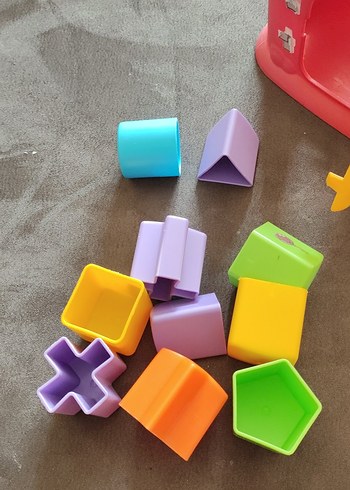 Beden Renk Renkli Şekilli Eğitici Oyuncak Ev