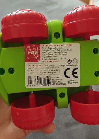 Beden Renkli Çocuk Oyuncak Araba