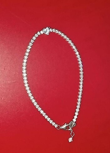 Beden Pandora Işıltılı kalp tenis bilezik