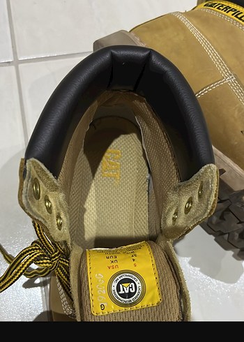 Sarı Süet Kadın Bot - cat bot - Görsel 2