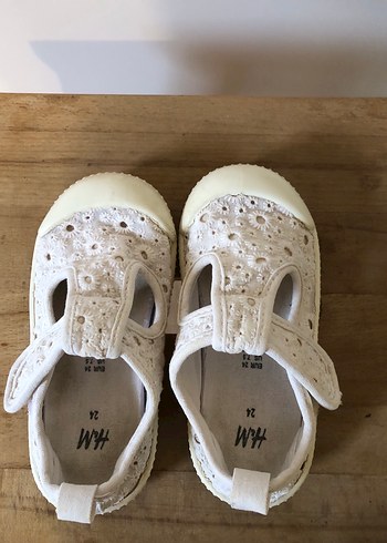 Kız Bebek Beyaz Dantel İlk Adım Ayakkabısı - Görsel 2