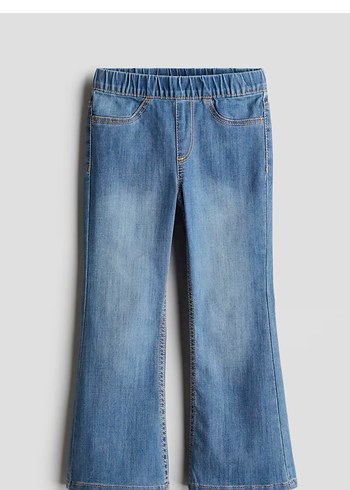 24-36 Ay Beden Kız Çocuk Açık Mavi Denim Pantolon