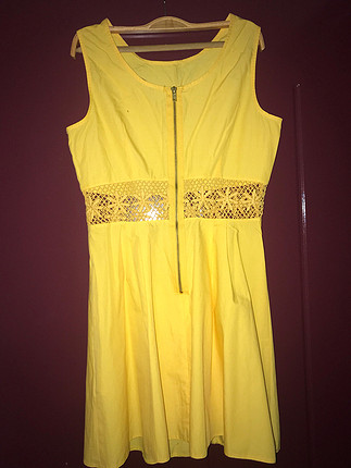 Koton Koton mini sarı elbise