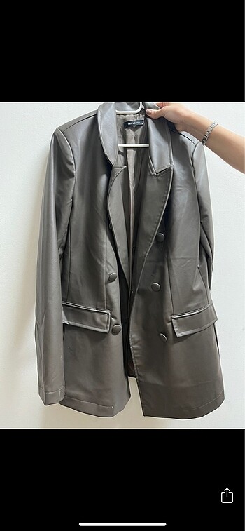 Blazer ceket antrasit