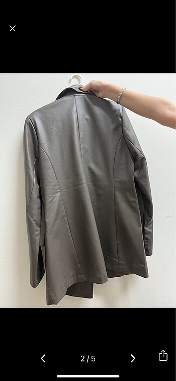 34 Beden Blazer ceket antrasit