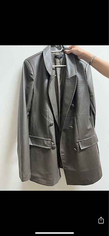 34 Beden haki Renk Blazer ceket antrasit