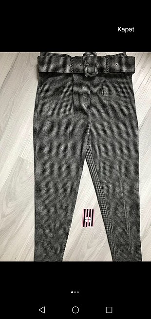 pötikareli kaşe pantolon