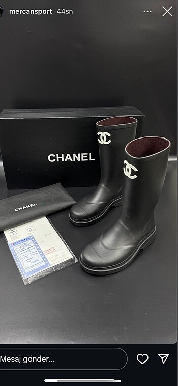 Chanel Chanel yağmur botu rain boots
