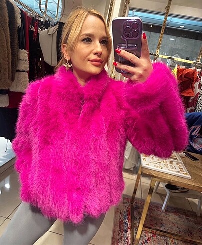 Zara Hm model ithal peluş kürk