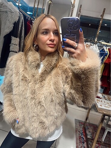 Zara mango hm model ithal peluş kürk