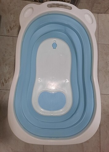 YER KAPLAMAYAN KATLANABİLİR BEBEK KÜVETİ - Görsel 3