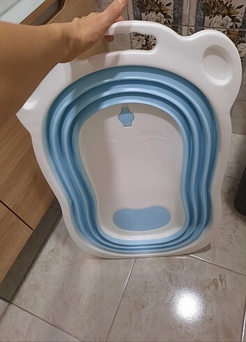 YER KAPLAMAYAN KATLANABİLİR BEBEK KÜVETİ - Görsel 2