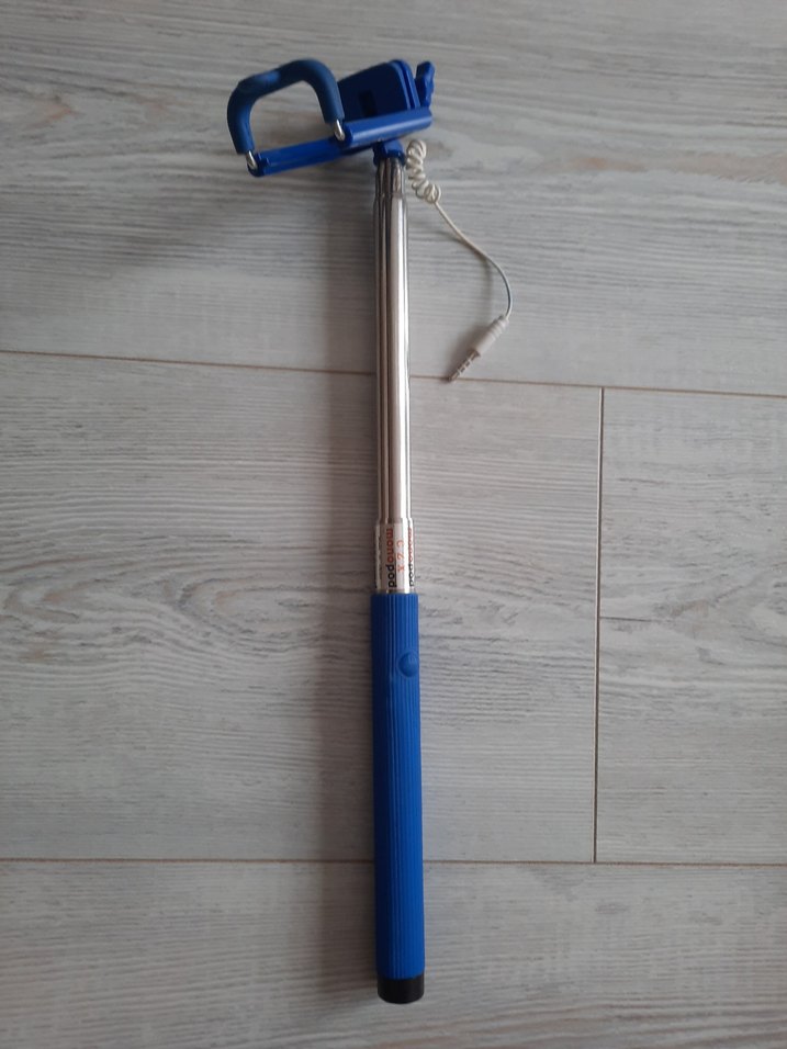 MONOPOD MAVİ RENKLİ SELFİ ÇUBUĞU - Görsel 3
