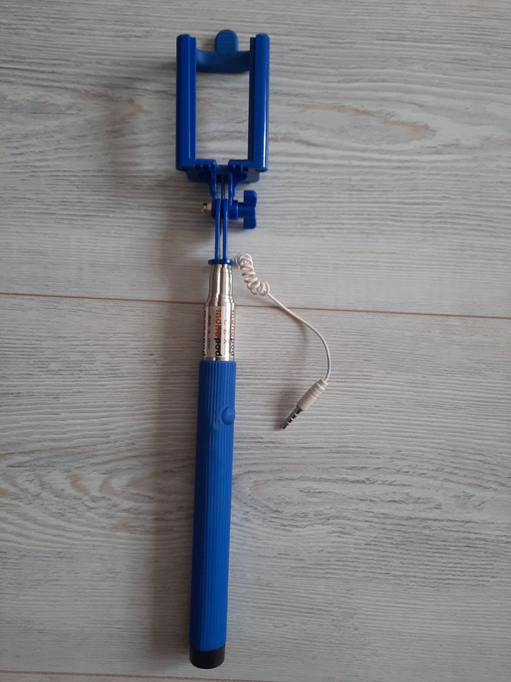 MONOPOD MAVİ RENKLİ SELFİ ÇUBUĞU - Görsel 2