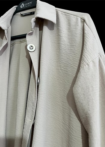 Bej Kadın Gömlek - Görsel 3