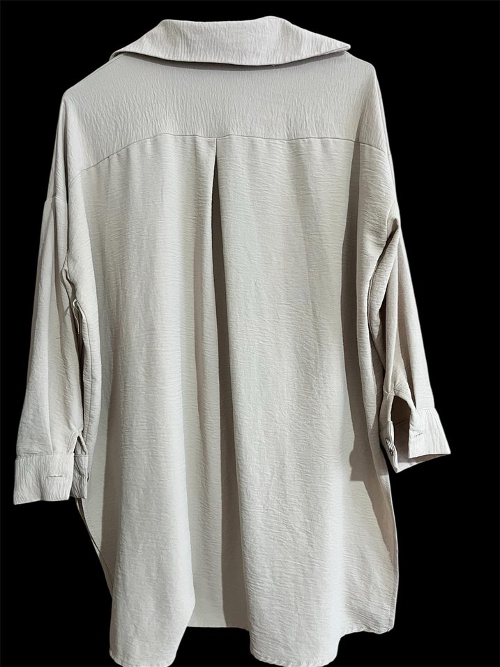 Bej Kadın Gömlek - Görsel 4