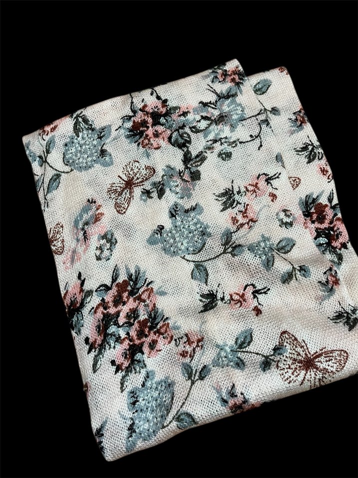 Çiçek Desenli Bohem atkı - Görsel 2