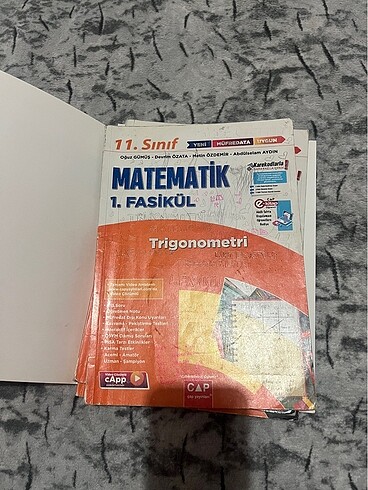 Çap yayınları 11. sınıf matematik seti