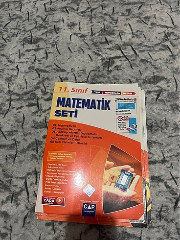 Çap yayınları 11. sınıf matematik seti