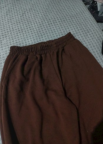 Kadın Kahverengi Pamuklu Midi Kumaş eşofman