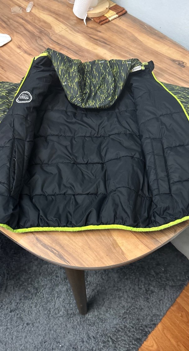 Sarı Baskılı Fermuarlı Erkek Çocuk Ceketi - Görsel 2