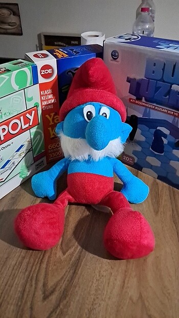 Şirin baba peluş oyuncak 