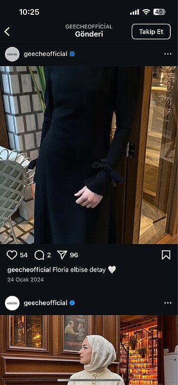 s Beden Siyah tesettür şık elbise