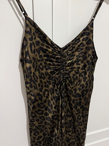 Zara Mini Saten Elbise