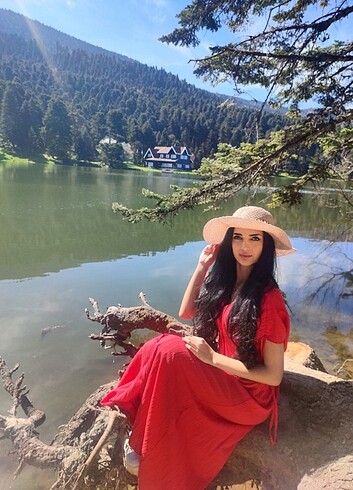 s Beden pembe Renk Yazlık narçiçeği elbise