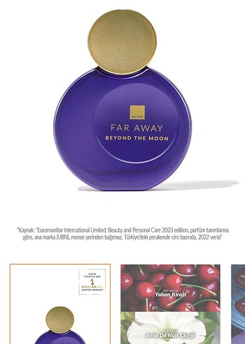 Avon kadın parfüm
