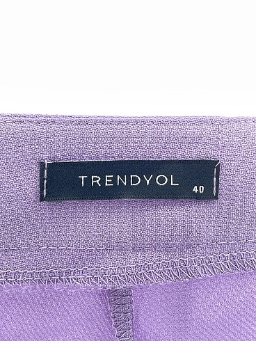 40 Beden mor Renk Trendyol & Milla Kumaş Pantolon %70 İndirimli.