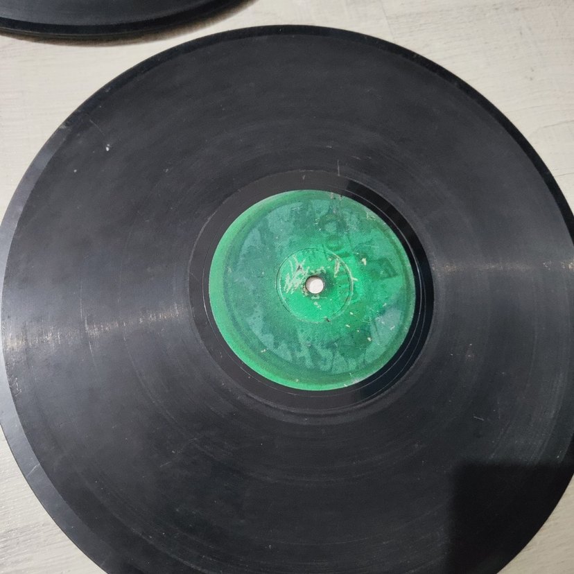 4 Adet Eski Plak Plaklar Siyah Renk - Görsel 5