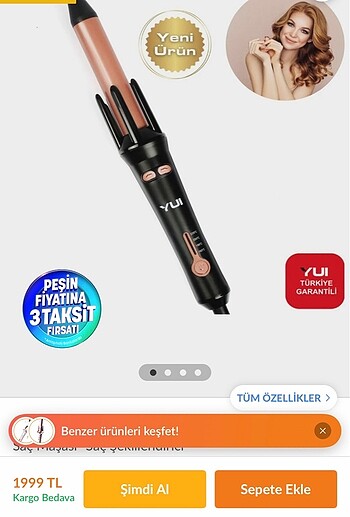 Otomatik saç maşası - Görsel 2