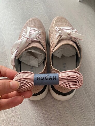 38 Beden pembe Renk Hogan Spor ayakkabı