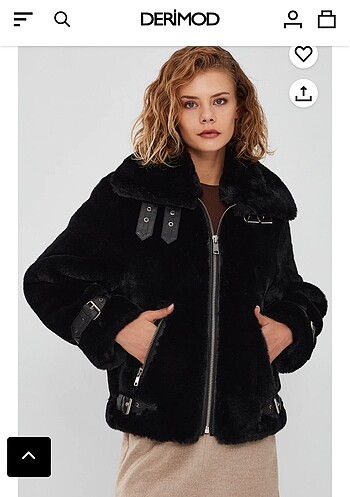 Derimod anabel teddy deri mont