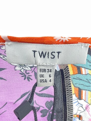 34 Beden çeşitli Renk Twist Uzun Elbise %70 İndirimli.