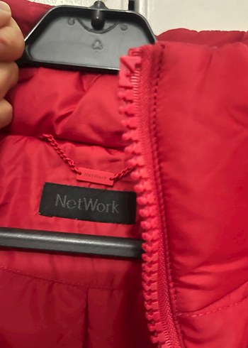 Network Kırmızı Fermuarlı Kadın Yelek - Görsel 9