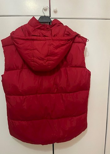 Network Kırmızı Fermuarlı Kadın Yelek - Görsel 5