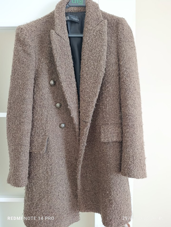 Yün bleazer ceket - Görsel 2