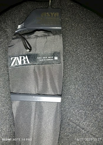 ZARA OVERSİZE KAŞE KABAN - Görsel 3